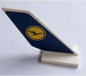 LEGO Shuttle Tail 2 x 6 x 4 with Lufthansa Logo Pattern Sticker (6239)