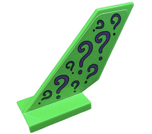 LEGO Shuttle Tail 2 x 6 x 4 with Riddler ‘?’ Question Mark (Both Sides) Sticker (6239)