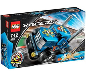 LEGO Side Rider 55 Set 8668 Packaging