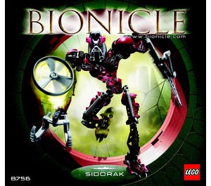 LEGO Sidorak Set 8756 Instructions