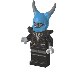 LEGO Zilver Hoorn Demon minifiguur
