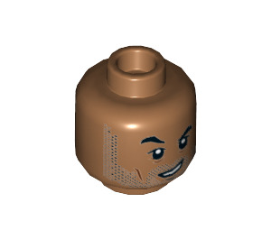 LEGO Simon Masrani Minifigure Head (Recessed Solid Stud) (3626 / 21818)