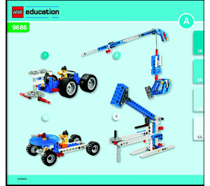 LEGO Simple & Powered Machines Set 9686 Instructions