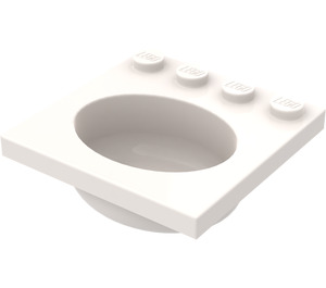 LEGO Sink 4 x 4 Oval (6195)