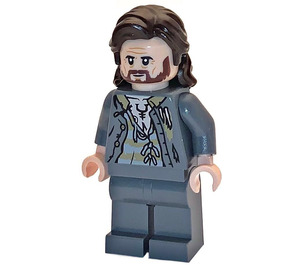 LEGO Sirius Black with Dark Stone Gray Prison Uniform with Jacket Minifigure