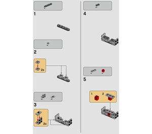 LEGO Sith Eternal TIE Dagger 912064 Instructies