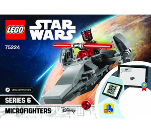 LEGO Sith Infiltrator Microfighter 75224 Ohjeet