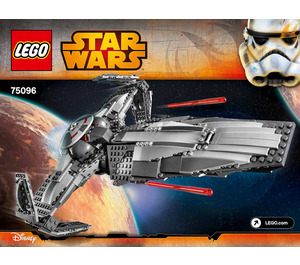 LEGO Sith Infiltrator Set 75096 Instructions