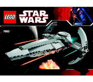 LEGO Sith Infiltrator Set 7663 Instructions