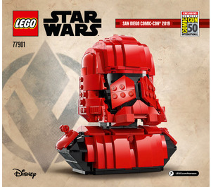 LEGO Sith Trooper Bust Set 77901 Instructions