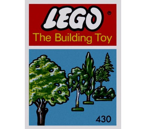 LEGO Six Trees and Bushes (The Building Toy) 430-2