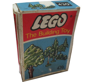 LEGO Six Trees and Bushes (The Building Toy) Set 430-2 Packaging