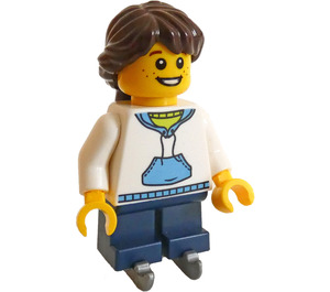 LEGO Skating Mädchen Minifigur