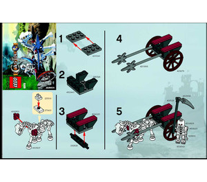 LEGO Skelet Chariot 5372 Instructions