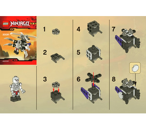 LEGO Skeleton Chopper Set 30081 Instructions