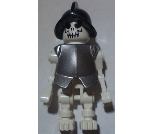 LEGO Skelet med Rustning og Conquistador Hjelm Minifigur