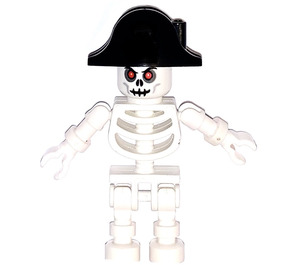 LEGO Skeleton with Bicorne Hat Minifigure