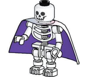 LEGO Skeleton with Cape Minifigure