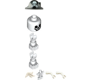 LEGO Squelette avec Pirate Chapeau Figurine