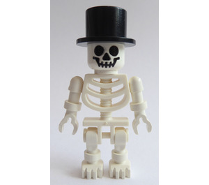 LEGO Skelet met Top Hoed minifiguur