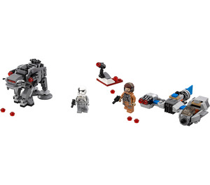 LEGO Ski Speeder vs. First Order Walker Microfighters 75195