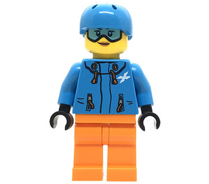 LEGO Skiier Minifigur