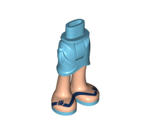 LEGO Rock mit Seite Wrinkles mit Blau Sandals (11407 / 35566)