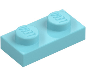 LEGO Sky Blue Plate 1 x 2 (3023 / 28653)