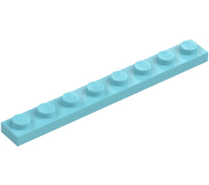 LEGO Hemelsblauw Plaat 1 x 8 (3460)