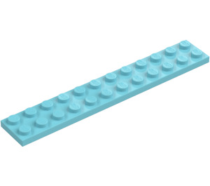 LEGO Himmelblå Plate 2 x 12 (2445)