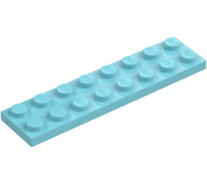 LEGO Azzurro cielo Piastra 2 x 8 (3034)