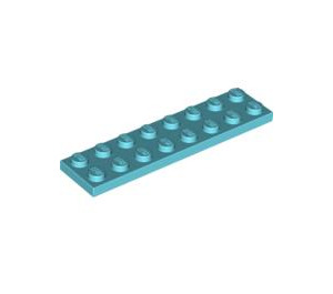LEGO Himmelblau Platte 2 x 8 (3034)