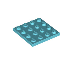 LEGO Himmelblau Platte 4 x 4 (3031)