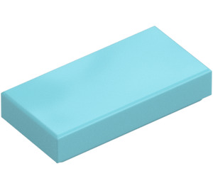 LEGO Sky Blue Tile 1 x 2 with Groove (3069 / 30070)