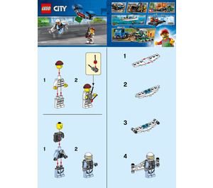 LEGO Sky Polizei Jetpack 30362 Instructions