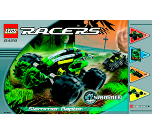 LEGO Slammer Raptor Set 8469 Instructions