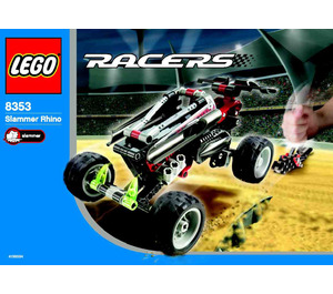 LEGO Slammer Rhino Set 8353 Instructions