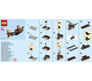 LEGO Sleigh Set 40287 Instructions