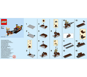 LEGO Sleigh 40287 Instrukce