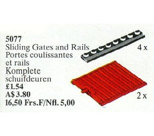 LEGO Sliding Gates und Rails 5077