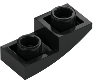 LEGO Skråning 1 x 2 Buet Omvendt (24201)