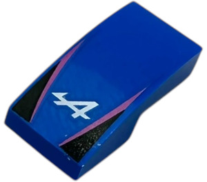 LEGO Slope 1 x 2 Curved with 'ALPINE' logo (11477 / 110840)