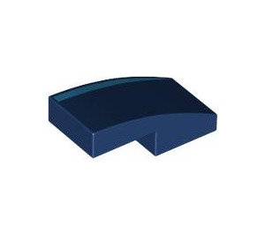 LEGO Slope 1 x 2 Curved with Dark Azure Stripe (Right) (11477)