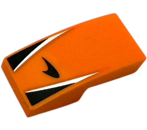 LEGO Slope 1 x 2 Curved with McLaren Logo and Stripes (11477 / 110854)