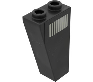 LEGO Pendenza 1 x 2 x 3 (75°) Invertito con Vent Destra Adesivo (2449)