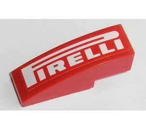 LEGO Slope 1 x 3 Curved with 'PIRELLI' Sticker (50950)