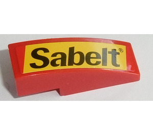 LEGO Slope 1 x 3 Curved with 'Sabelt' Sticker (50950)