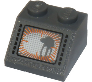 LEGO Helling 2 x 2 (45°) met AT-AT Targeting Sticker (3039)