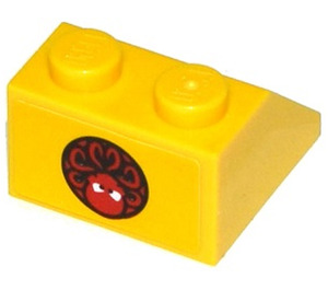 LEGO Slope 2 x 2 (45°) with Marvel HYDRA Logo Sticker (3039)