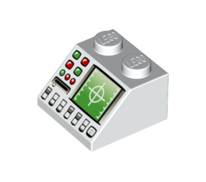 LEGO Steigung 2 x 2 (45°) mit Radar Control Panel (46097 / 56570)